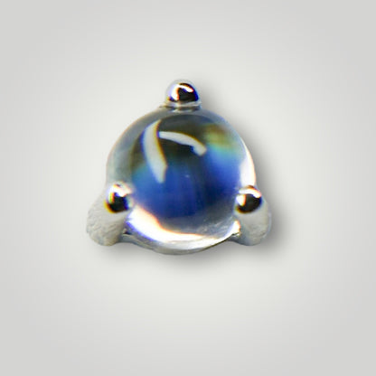 Aura with Moonstone in 14kt White Gold