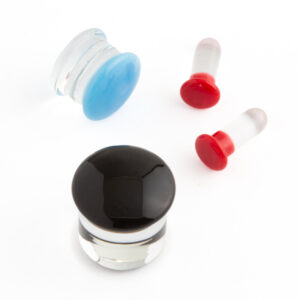 Glass Plugs - Color Front