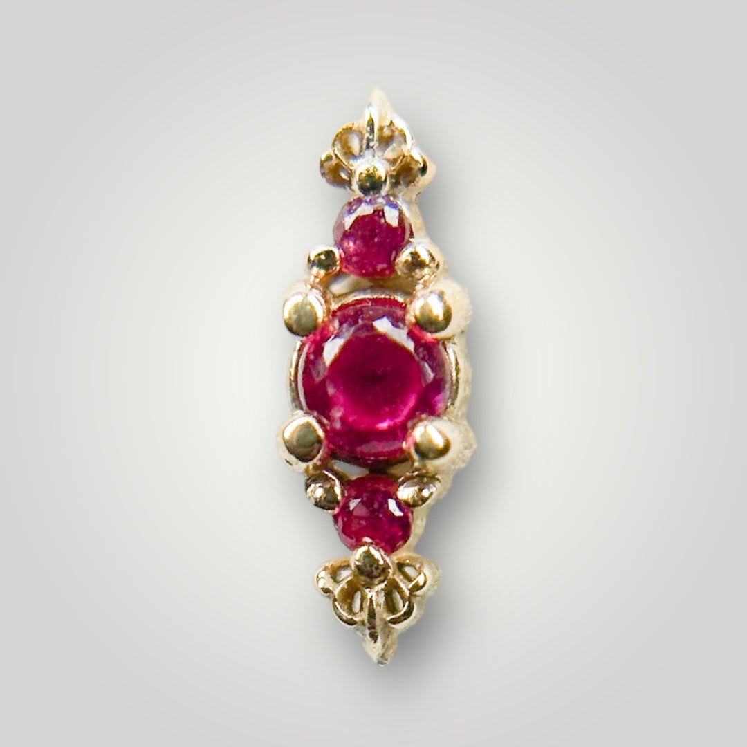 Heiress with Rubies in 14kt Yellow Gold