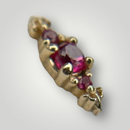 Heiress with Rubies in 14kt Yellow Gold