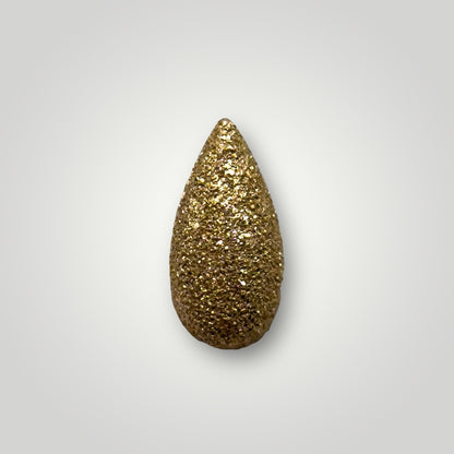 Auris crushed diamond tear drop Threadless end