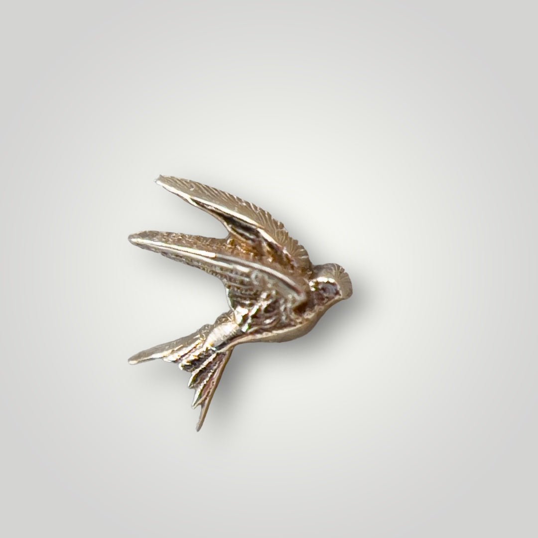 Swallow in 14kt Yellow Gold, White gold