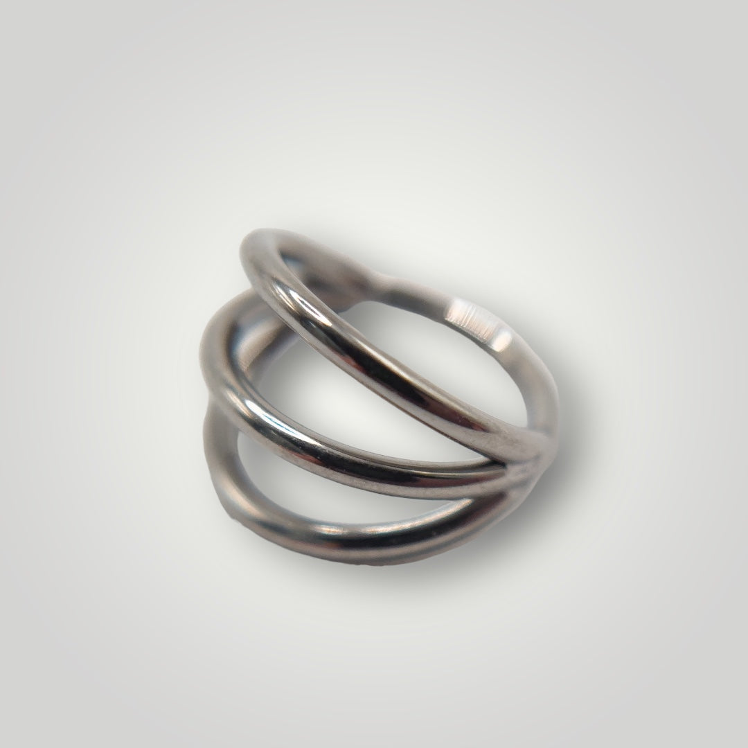 Triple Ring Clicker- titanium