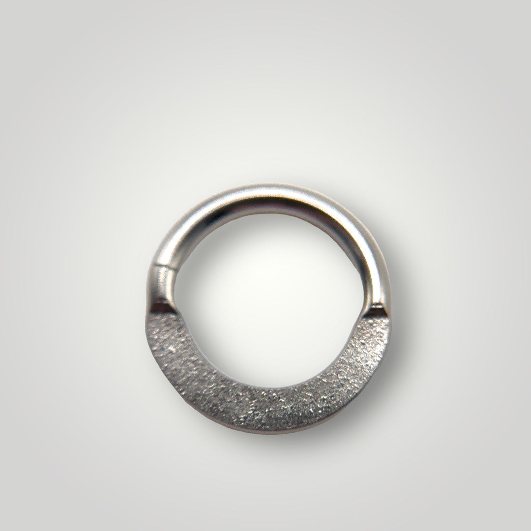 titanium seam ring textured