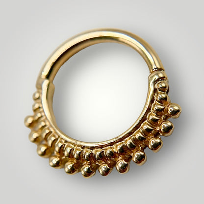 Puja Ring in 14kt Yellow Gold (Clicker)