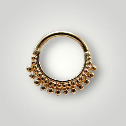 Puja Ring in 14kt Yellow Gold (Clicker)