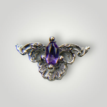 Resurrection with Amethyst in 14kt White Gold