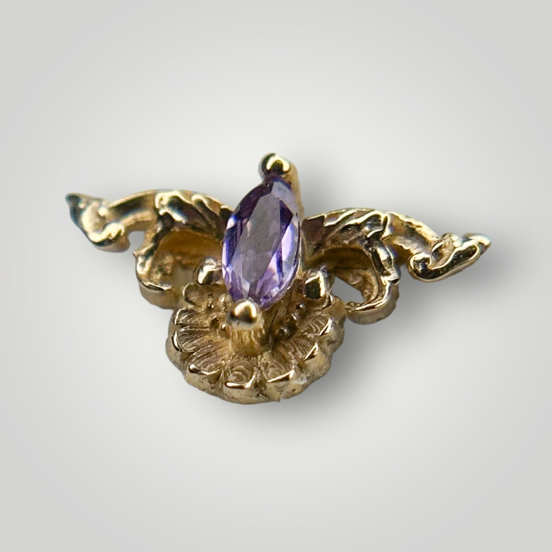 Resurrection with Amethyst in 14kt Yellow Gold