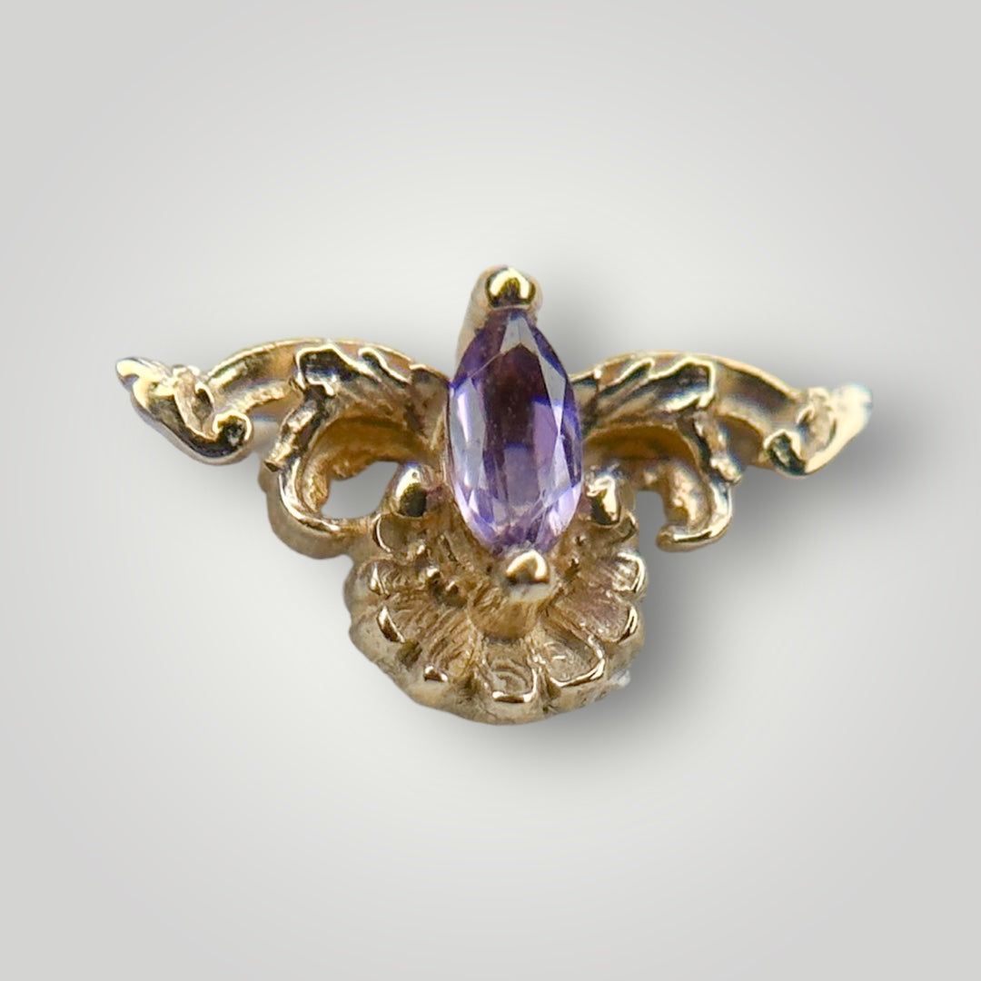 Resurrection with Amethyst in 14kt Yellow Gold