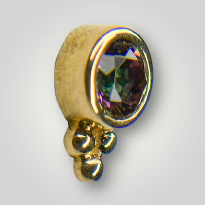 Sabrina with Mystic Topaz in 18kt Yellow Gold