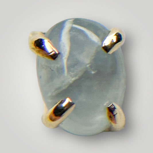 Starsapphire with Moonstone in 14kt Yellow Gold