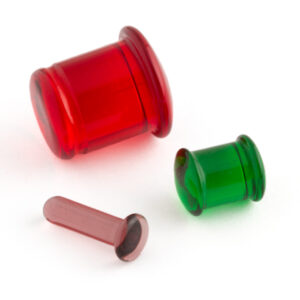 Glass Plugs - Solid Color