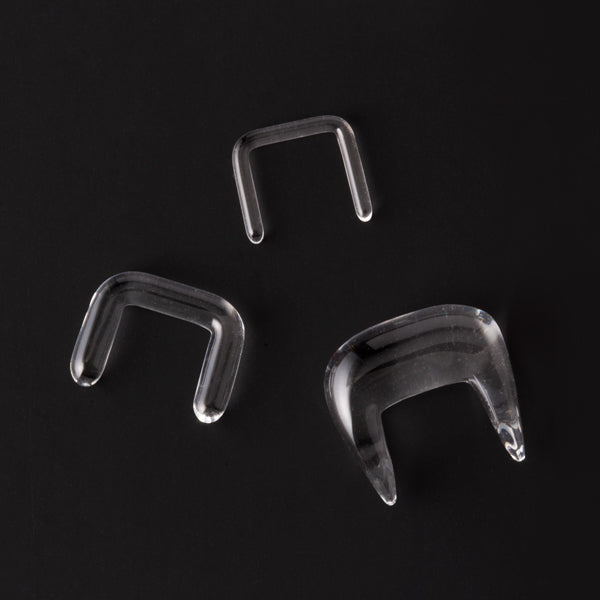 Clear Glass Septum Retainers