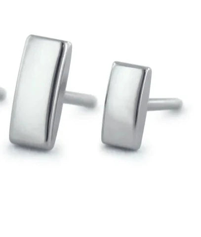 bar flat titanium bead threadless